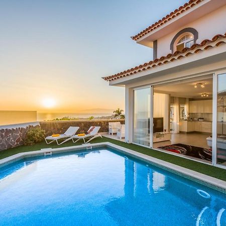 Luxury White Villa With Sea View, Heated Pool Costa Adeje  Exterior photo