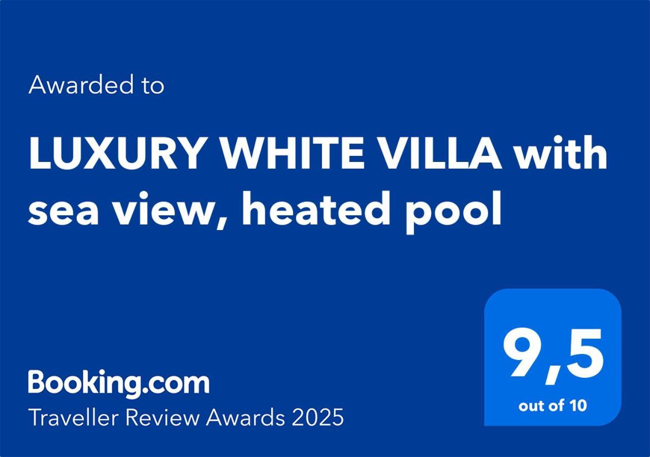 Luxury White Villa With Sea View, Heated Pool Costa Adeje  Exterior photo