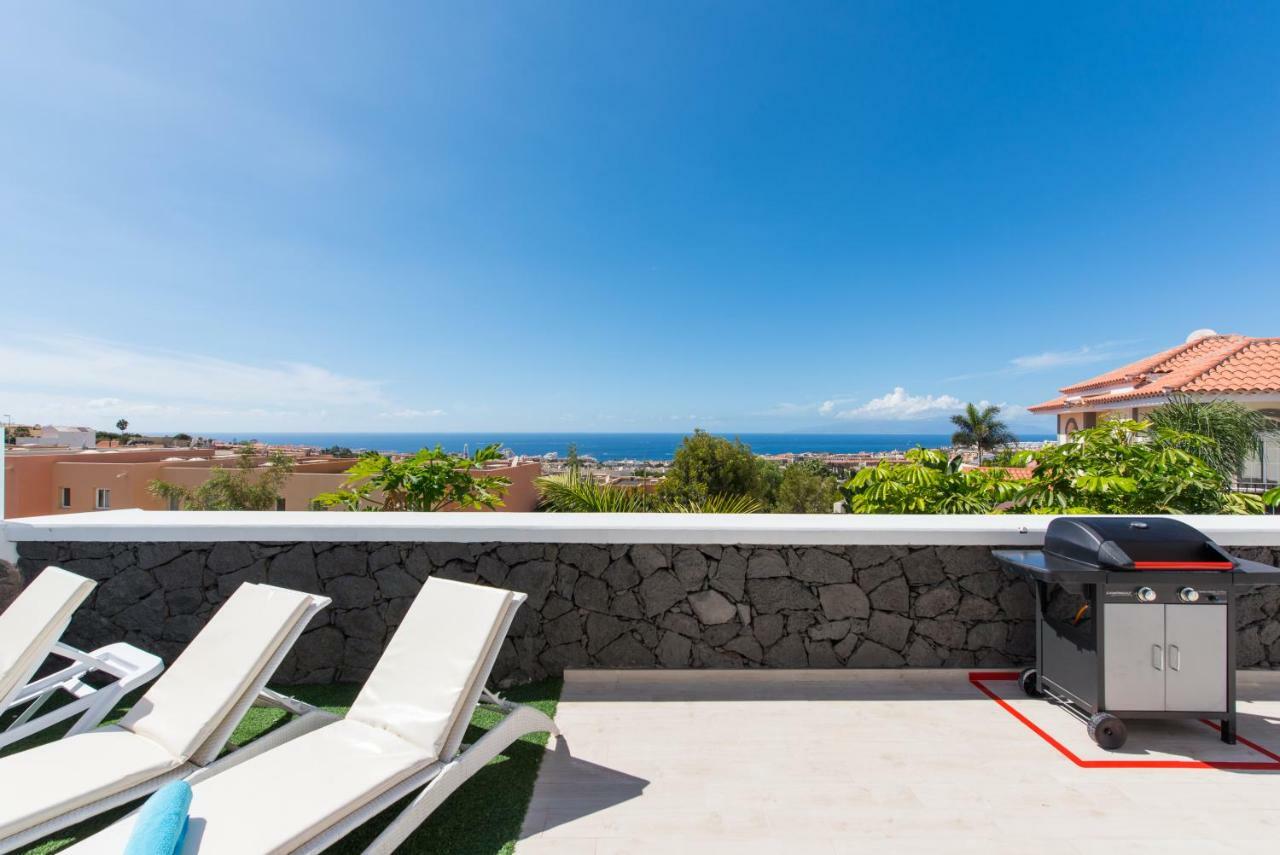 Luxury White Villa With Sea View, Heated Pool Costa Adeje  Exterior photo