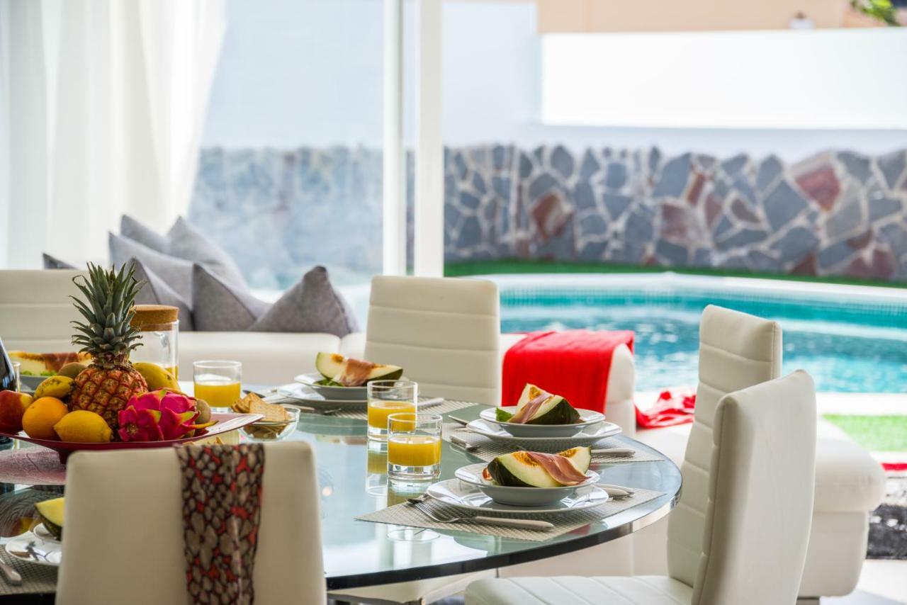 Luxury White Villa With Sea View, Heated Pool Costa Adeje  Exterior photo