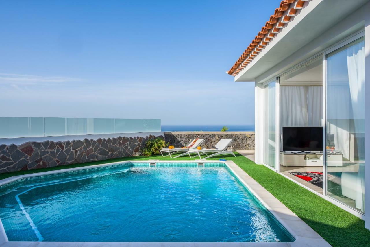 Luxury White Villa With Sea View, Heated Pool Costa Adeje  Exterior photo
